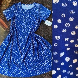 L. LuLaRoe. CARLY dress. NWT. Polka dots.